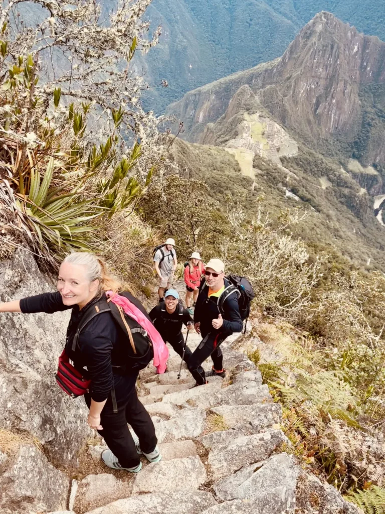 Výšlap na Machu Picchu Mountain.